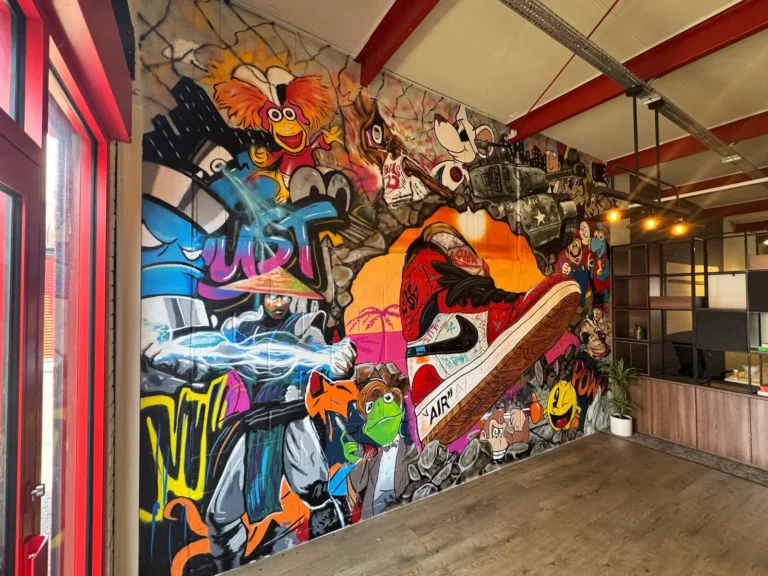 Explosive Mural for a London Based Marketing Agency
