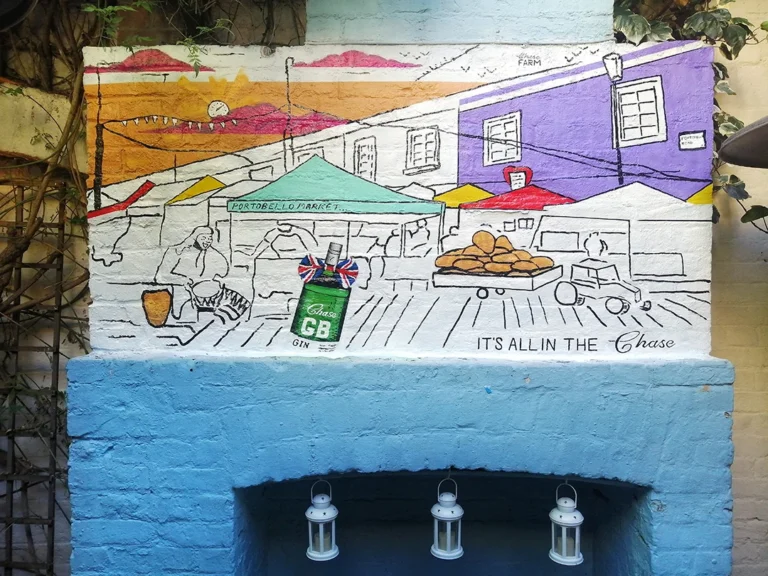 Small Scale Mural for Chase Drinks