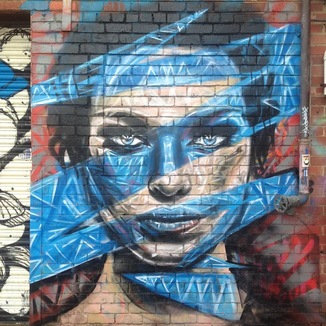 Abstracted / Portrait Mural