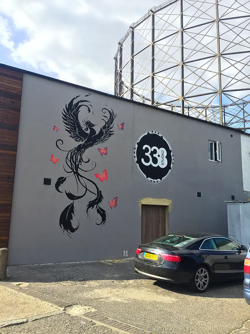 Mural and Brand Logo for Studio 338